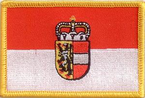 Bild von Aufnäher Flagge Salzburg-Fahne Aufnäher Flagge Salzburg-Flagge im Fahnenshop bestellen