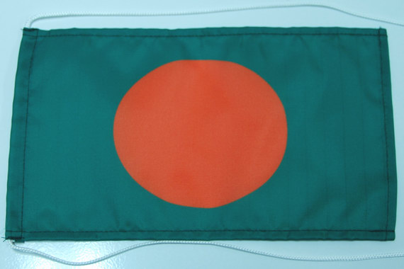 Bild von Tisch-Flagge Bangladesch-Fahne Tisch-Flagge Bangladesch-Flagge im Fahnenshop bestellen