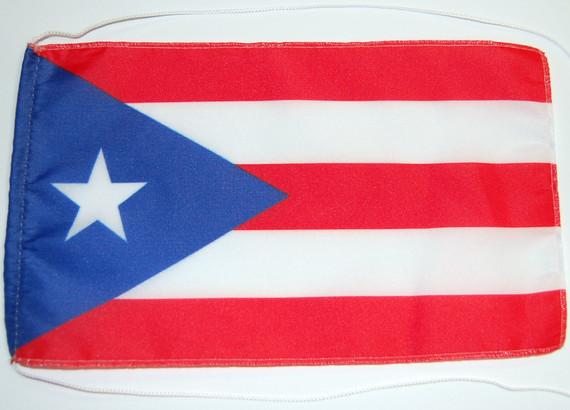 Bild von Tisch-Flagge Puerto Rico-Fahne Tisch-Flagge Puerto Rico-Flagge im Fahnenshop bestellen