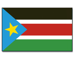 Bild von Flagge Südsudan-Fahne Südsudan-Flagge im Fahnenshop bestellen
