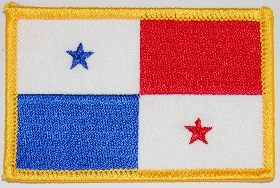Bild von Aufnäher Flagge Panama-Fahne Aufnäher Flagge Panama-Flagge im Fahnenshop bestellen