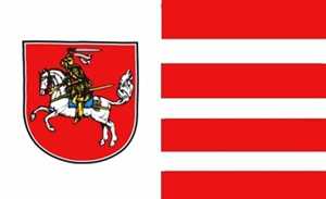 Bild von Fahne des Landkreis Dithmarschen-Fahne Fahne des Landkreis Dithmarschen-Flagge im Fahnenshop bestellen