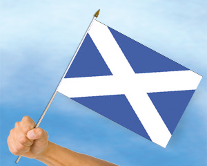 Bild von Stockflaggen Schottland  (45 x 30 cm)-Fahne Stockflaggen Schottland  (45 x 30 cm)-Flagge im Fahnenshop bestellen