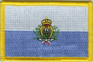 Bild von Aufnäher Flagge San Marino-Fahne Aufnäher Flagge San Marino-Flagge im Fahnenshop bestellen