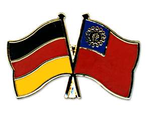 Bild von Freundschafts-Pin  Deutschland - Myanmar alt (bis 2010)-Fahne Freundschafts-Pin  Deutschland - Myanmar alt (bis 2010)-Flagge im Fahnenshop bestellen