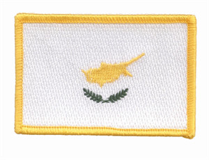 Bild von Aufnäher Flagge Zypern-Fahne Aufnäher Flagge Zypern-Flagge im Fahnenshop bestellen