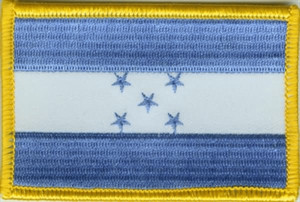 Bild von Aufnäher Flagge Honduras-Fahne Aufnäher Flagge Honduras-Flagge im Fahnenshop bestellen