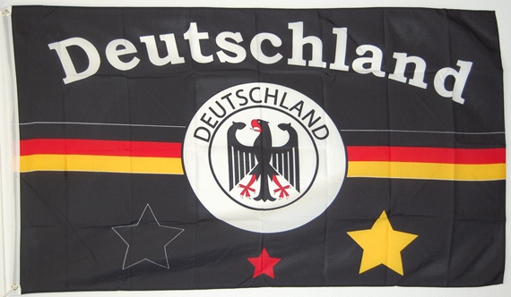 Bild von Fanflagge Deutschland Motiv 1-Fahne Fanflagge Deutschland Motiv 1-Flagge im Fahnenshop bestellen