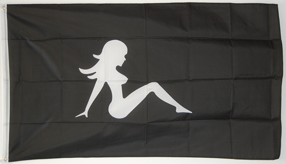 Bild von Flagge Pinup-Lady-Fahne Flagge Pinup-Lady-Flagge im Fahnenshop bestellen