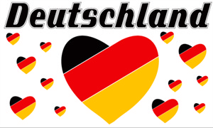 Bild von Fanflagge Deutschland Motiv 5-Fahne Fanflagge Deutschland Motiv 5-Flagge im Fahnenshop bestellen
