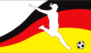 Bild von Flagge Frauenfußball-Fahne Flagge Frauenfußball-Flagge im Fahnenshop bestellen