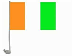 Bild von Autoflaggen Elfenbeinküste - 2 Stück-Fahne Autoflaggen Elfenbeinküste - 2 Stück-Flagge im Fahnenshop bestellen