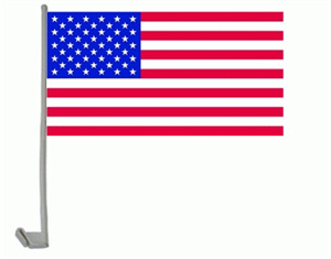 Bild von Autoflaggen USA - 2 Stück-Fahne Autoflaggen USA - 2 Stück-Flagge im Fahnenshop bestellen