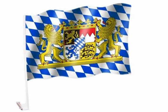 Bild von Autoflaggen Freistaat Bayern - 2 Stück-Fahne Autoflaggen Freistaat Bayern - 2 Stück-Flagge im Fahnenshop bestellen