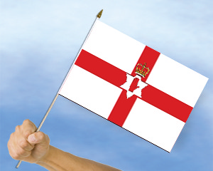 Bild von Stockflaggen Nordirland  (45 x 30 cm)-Fahne Stockflaggen Nordirland  (45 x 30 cm)-Flagge im Fahnenshop bestellen