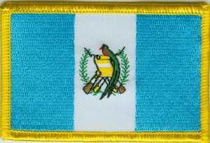 Bild von Aufnäher Flagge Guatemala-Fahne Aufnäher Flagge Guatemala-Flagge im Fahnenshop bestellen