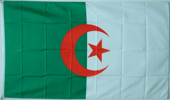 Bild von Flagge Algerien Basic-Qualität-Fahne Algerien Basic-Qualität-Flagge im Fahnenshop bestellen