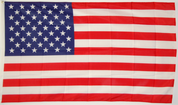 Bild von Flagge USA Basic-Qualität-Fahne USA Basic-Qualität-Flagge im Fahnenshop bestellen
