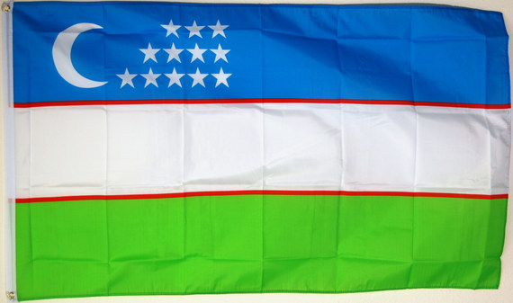 Bild von Flagge Usbekistan / Uzbekistan, Republik-Fahne Usbekistan / Uzbekistan, Republik-Flagge im Fahnenshop bestellen
