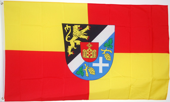 Bild von Flagge des Landkreis Südliche Weinstraße-Fahne Flagge des Landkreis Südliche Weinstraße-Flagge im Fahnenshop bestellen