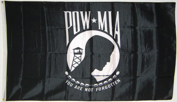 Bild von Flagge POW/MIA You are not forgotten-Fahne Flagge POW/MIA You are not forgotten-Flagge im Fahnenshop bestellen
