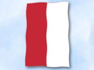 Bild von Flagge Monaco   im Hochformat (Glanzpolyester)-Fahne Flagge Monaco   im Hochformat (Glanzpolyester)-Flagge im Fahnenshop bestellen