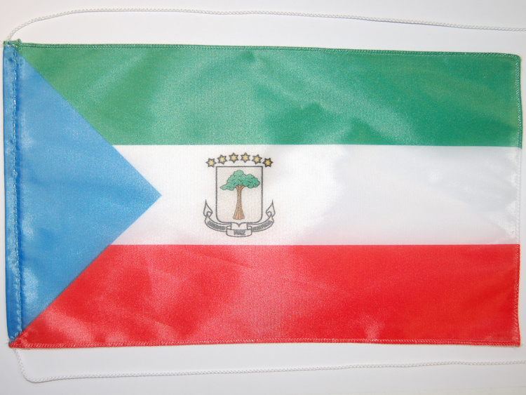 Bild von Tisch-Flagge Äquatorialguinea-Fahne Tisch-Flagge Äquatorialguinea-Flagge im Fahnenshop bestellen