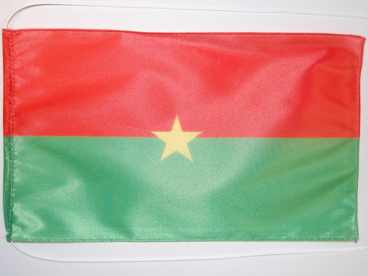 Bild von Tisch-Flagge Burkina Faso-Fahne Tisch-Flagge Burkina Faso-Flagge im Fahnenshop bestellen