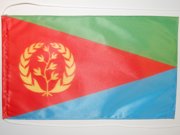 Bild von Tisch-Flagge Eritrea-Fahne Tisch-Flagge Eritrea-Flagge im Fahnenshop bestellen