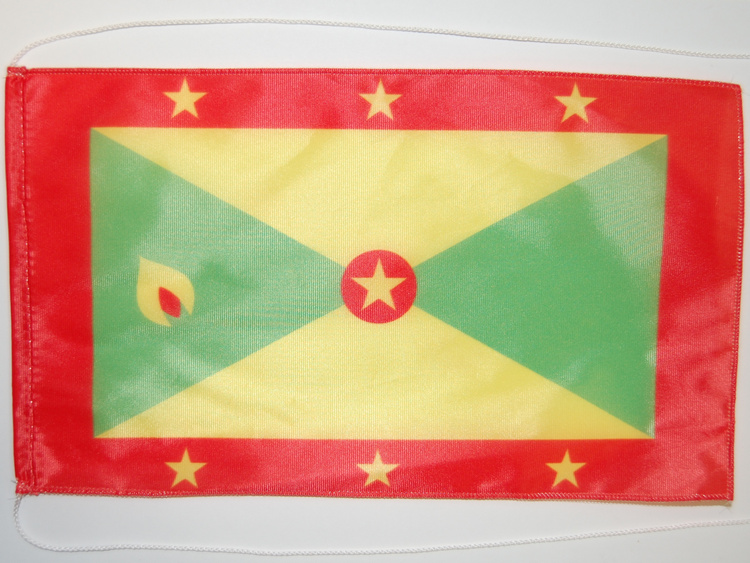 Bild von Tisch-Flagge Grenada-Fahne Tisch-Flagge Grenada-Flagge im Fahnenshop bestellen