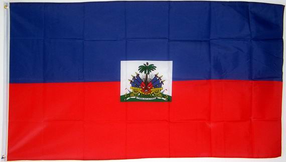 Bild von Tisch-Flagge Haiti-Fahne Tisch-Flagge Haiti-Flagge im Fahnenshop bestellen