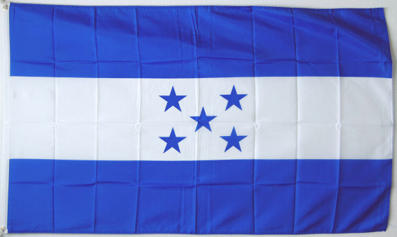 Bild von Tisch-Flagge Honduras-Fahne Tisch-Flagge Honduras-Flagge im Fahnenshop bestellen