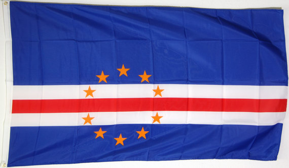 Bild von Tisch-Flagge Kap Verde-Fahne Tisch-Flagge Kap Verde-Flagge im Fahnenshop bestellen