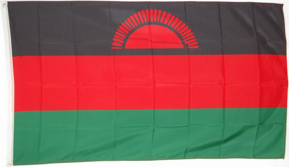 Bild von Tisch-Flagge Malawi-Fahne Tisch-Flagge Malawi-Flagge im Fahnenshop bestellen