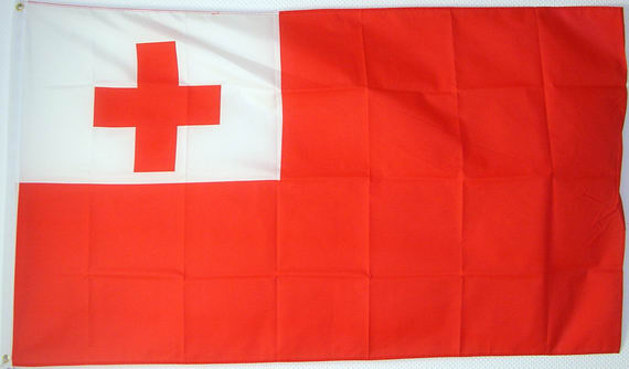 Bild von Tisch-Flagge Tonga-Fahne Tisch-Flagge Tonga-Flagge im Fahnenshop bestellen