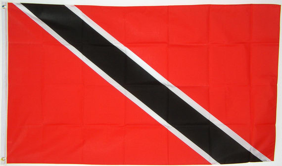 Bild von Tisch-Flagge Trinidad und Tobago-Fahne Tisch-Flagge Trinidad und Tobago-Flagge im Fahnenshop bestellen