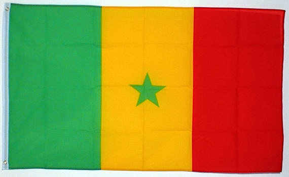 Fahne Hissflagge Senegal Flagge zum Hissen 150x90 cm Fußball WM EM Fan-Artikel 