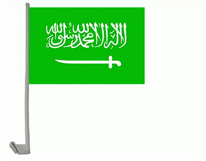 Bild von Autoflaggen Saudi-Arabien - 2 Stück-Fahne Autoflaggen Saudi-Arabien - 2 Stück-Flagge im Fahnenshop bestellen