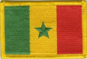 Bild von Aufnäher Flagge Senegal-Fahne Aufnäher Flagge Senegal-Flagge im Fahnenshop bestellen