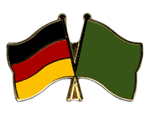 Bild von Freundschafts-Pin  Deutschland - Libyen (1977-2011)-Fahne Freundschafts-Pin  Deutschland - Libyen (1977-2011)-Flagge im Fahnenshop bestellen