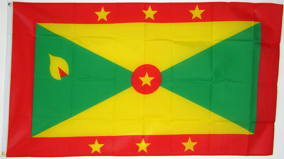 Bild von Flagge Grenada-Fahne Grenada-Flagge im Fahnenshop bestellen
