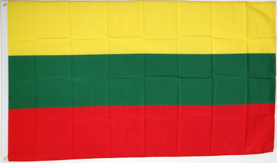 Bild von Flagge Litauen in der Qualität Sturmflagge-Fahne Litauen in der Qualität Sturmflagge-Flagge im Fahnenshop bestellen