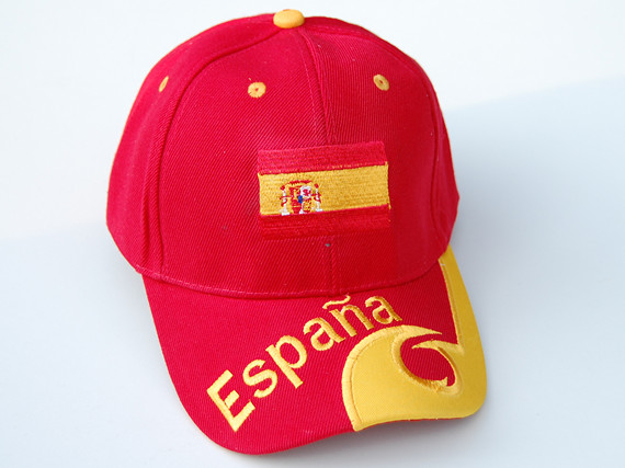 Bild von Cap Spanien rot-Fahne Cap Spanien rot-Flagge im Fahnenshop bestellen