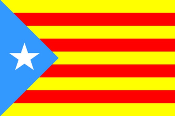 Bild von Flagge der katalanischen Unabhängigkeitsbewegung / Estelada-Fahne Flagge der katalanischen Unabhängigkeitsbewegung / Estelada-Flagge im Fahnenshop bestellen
