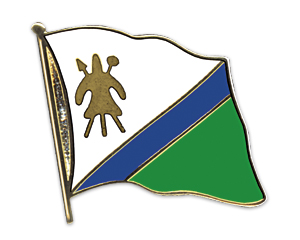 Bild von Flaggen-Pin Lesotho (1987-2006)-Fahne Flaggen-Pin Lesotho (1987-2006)-Flagge im Fahnenshop bestellen