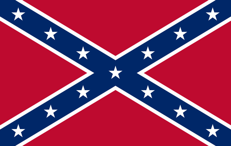 Bild von Flagge der Konföderierten (Confederate Flag) in der Qualität Sturmflagge-Fahne Flagge der Konföderierten (Confederate Flag) in der Qualität Sturmflagge-Flagge im Fahnenshop bestellen