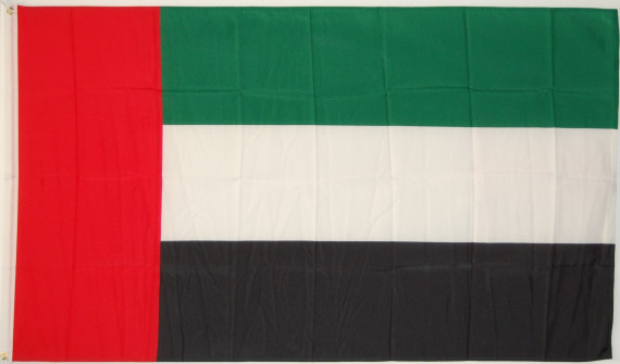Bild von Flagge der Vereinigten Arabischen Emirate-Fahne Flagge der Vereinigten Arabischen Emirate-Flagge im Fahnenshop bestellen