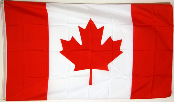 Bild von Flagge Kanada in der Qualität Sturmflagge-Fahne Kanada in der Qualität Sturmflagge-Flagge im Fahnenshop bestellen