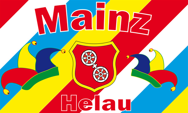 Bild von Flagge Mainz Helau-Fahne Flagge Mainz Helau-Flagge im Fahnenshop bestellen
