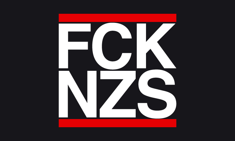 Bild von Flagge FCK NZS Premium-Fahne Flagge FCK NZS Premium-Flagge im Fahnenshop bestellen